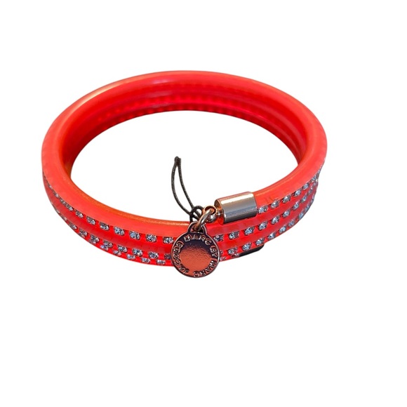 Marc by Marc Jacobs Elegant KNOCKOUT PINK Wrap Bracelet w/Gold Accents One Size - Picture 4 of 4